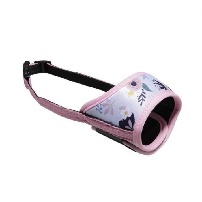 Muselière Pour Chien En Maille Souple - Taille L, Réglable, Respirante, Empêche Fouillage Et Morsures (noir)