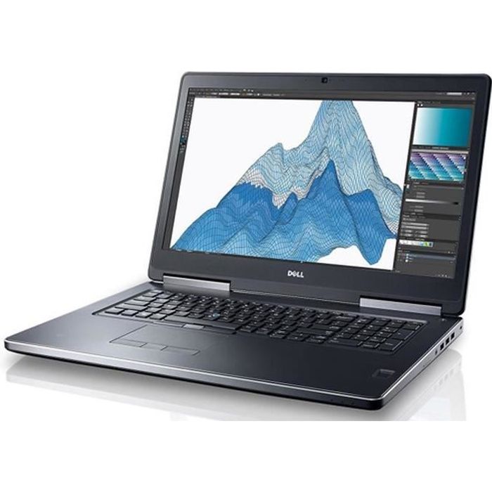 Dell Precision 7720 17 Core i7 29 GHz – SSD 1000 Go – 64 Go AZERTY – Français