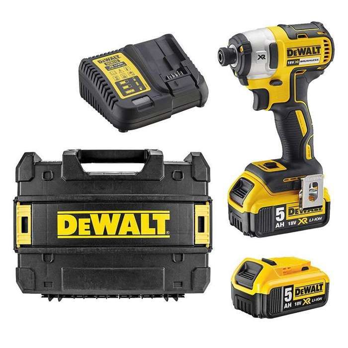 Visseuse à chocs DEWALT DCF887P2 18V 2 x 5 Ah Li Ion XR moteur sans - vue 2