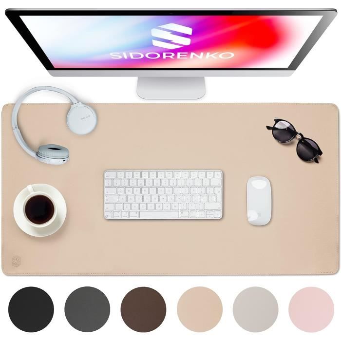 Sous-mains imperméables Rose Argent pour bureau et maison