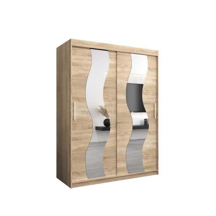Dressings et armoires, meubles et rangements, Armoire de rangement 2 portes coulissantes EDWIG