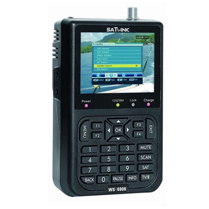 Détecteur De Signal Satellite Baugger WS6906 - Compteur Numérique Avec Écran LCD 3,5 Pouces