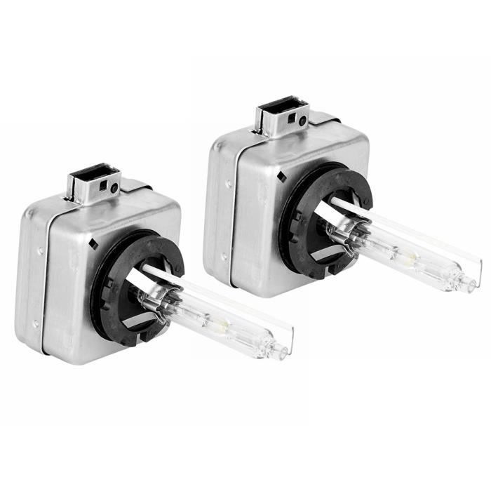 LIU-7632378839468-Ampoule blanche brillante au xénon, 2pc D1S 12V 6000K 35W Remplacement d'ampoule blanc brillant au xénon