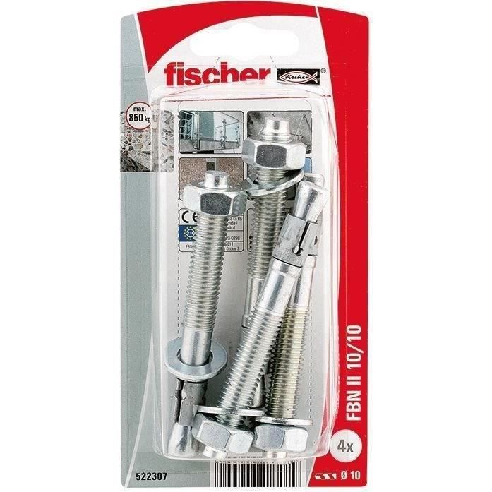 FISCHER FIXATION - GOUJONS FBN II 10/10 /4K NV