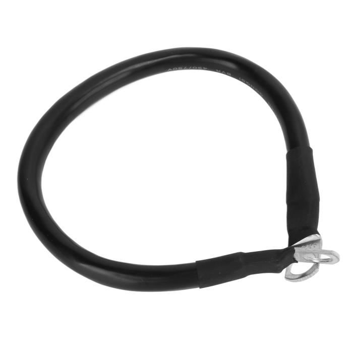 Câble De Terre / Fil De Batterie 4AWG (25mm²) – 60cm – 150A – Pour Onduleur, Porte-fusible, Connexion Batterie