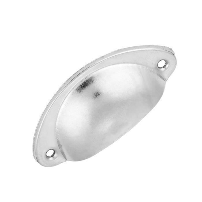 Lot De 5 Poignées De Tiroir Encastrées Métal Cuivré – Uxcell – 27 Mm D'entraxe