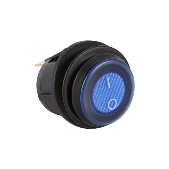 Round Rocker Switch Panel 1 Gang 2-Pack YOZAIUUI Toggle Rocker Switches ...