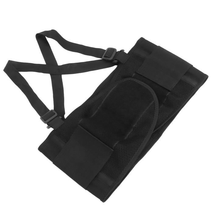 Ceinture De Soutien Lombaire Blueroad - Taille L, Noir, Néoprène, Pour Fitness Et Soulagement Du Dos