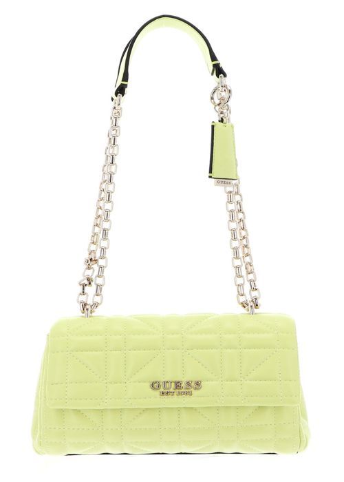 Sac Guess Meridian Flap Crossbody - Cornsilk Jaune | Neuf Avec étiquettes