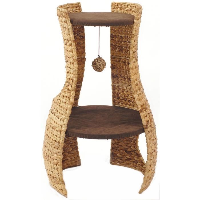 HANGOUT arbre à chat 2 étages Fibre de banane - Achat ...