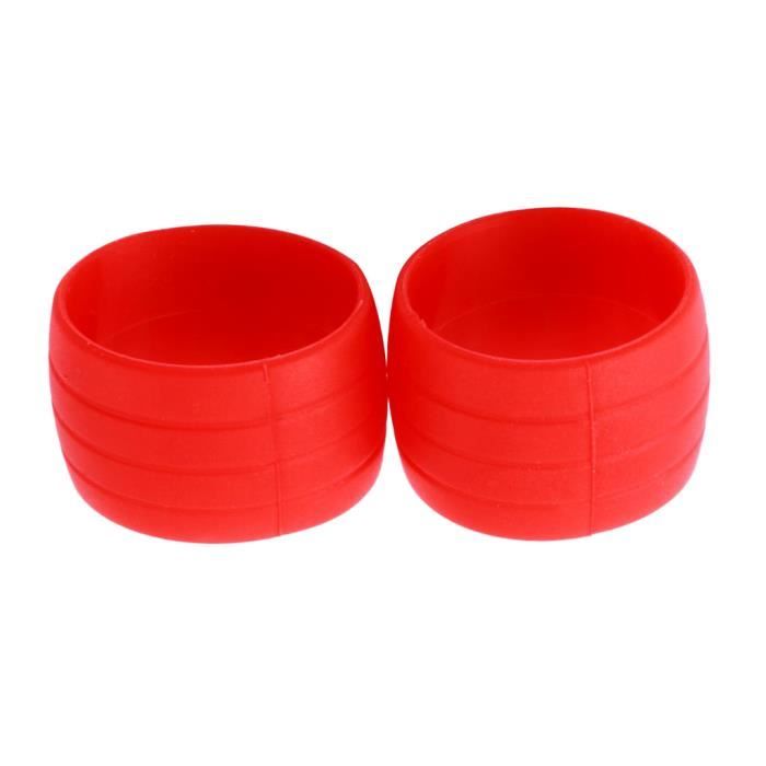 Lot de 4 anneaux de fixation pour guidon de vélo en silicone