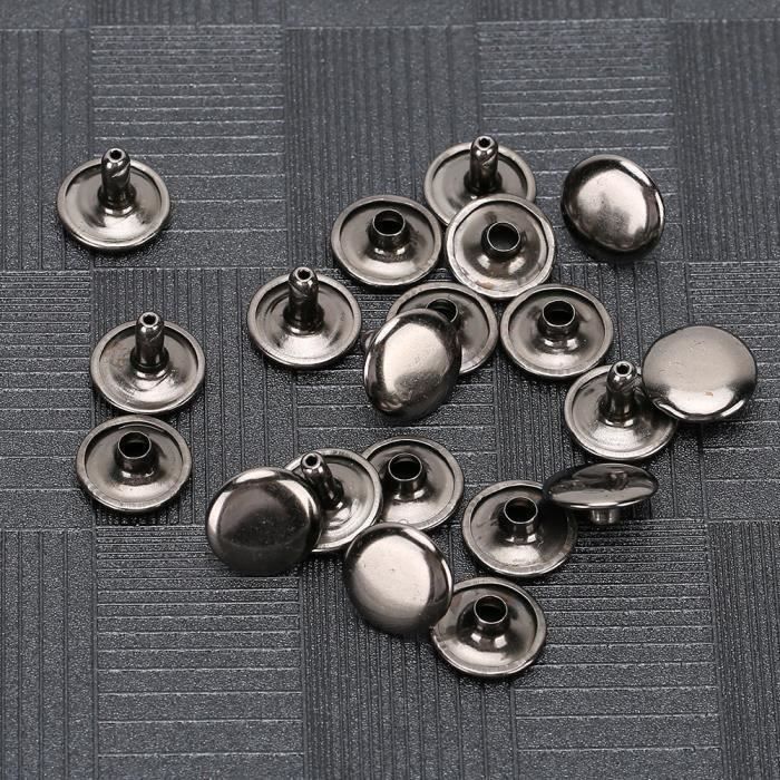 Goodbuy-Round Rivet 200 Ensembles Double Rivet Round Stud Nail Iron ...