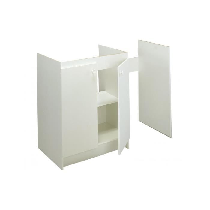 meuble sous évier pour cuisinette boréale ou cadette moderna 80 x 59 cm