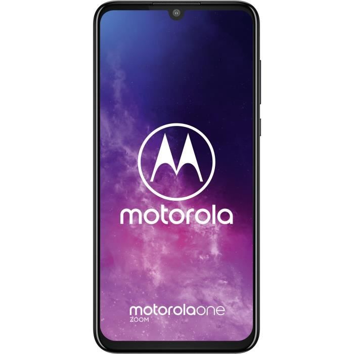 Vente Téléphone portable MOTOROLA Moto One Zoom Gris 128 Go pas cher Vente Téléphone portable MOTOROLA Moto One Zoom Gris 128 Go pas cher