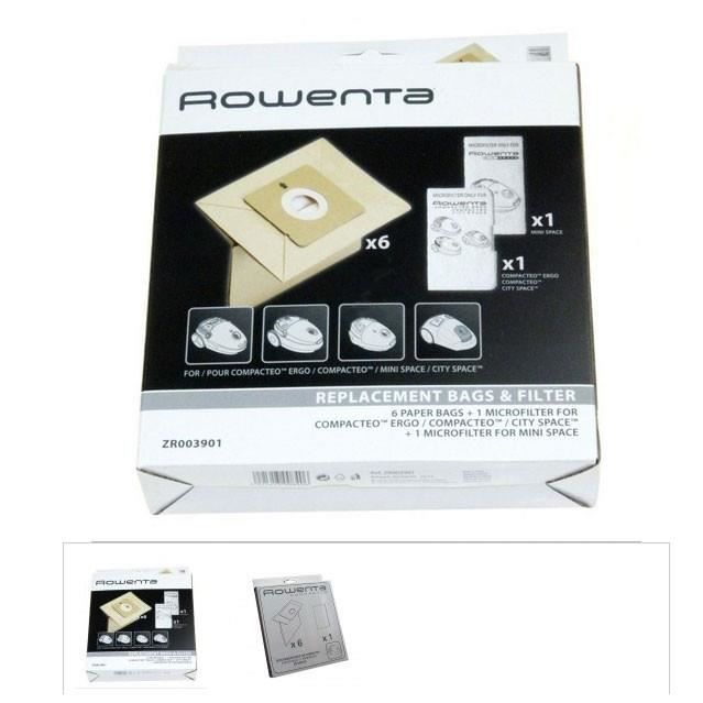 Sacs Aspirateur Moulinex ZR003901 – Lot de 6 Sacs + 1 Filtre - vue 7