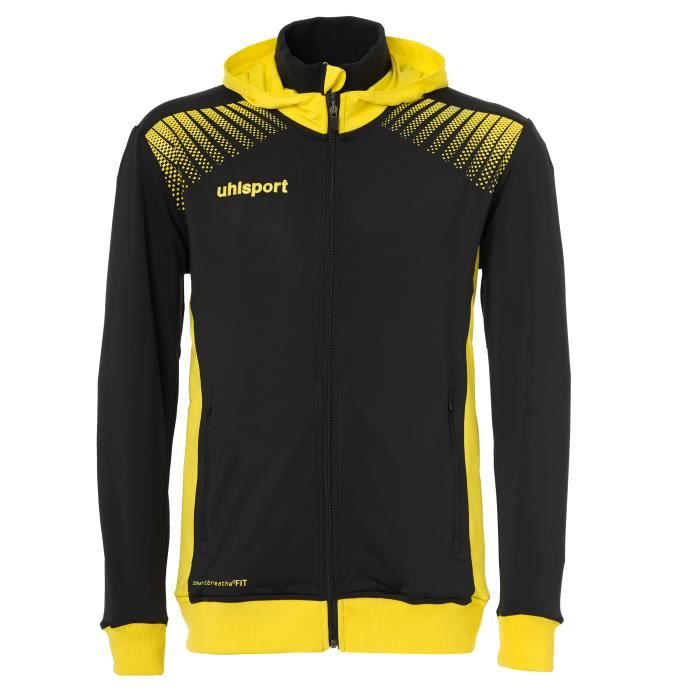 Veste de football Uhlsport Goal Tec - Noir/jaune citron - Homme