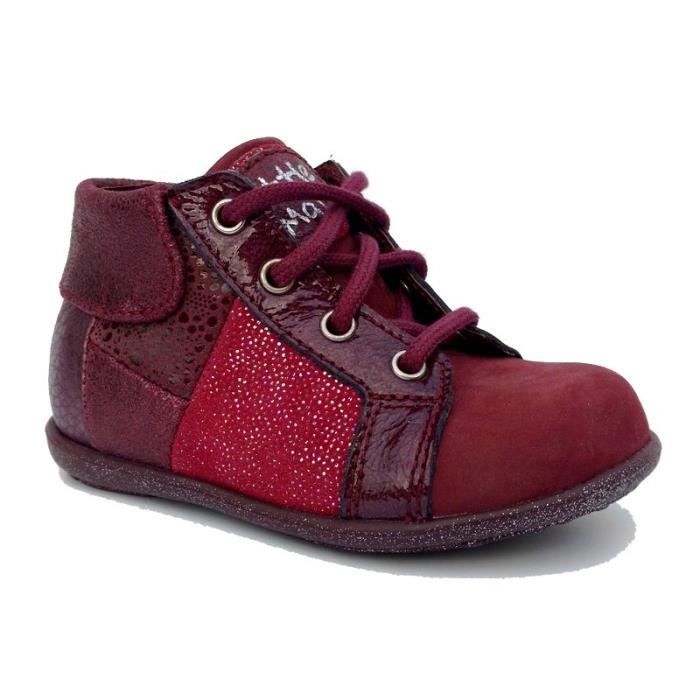 Little Mary Bottillons Bebe Fille Rouge Nubuck 19 Fin Bordeau Bordeau Cdiscount