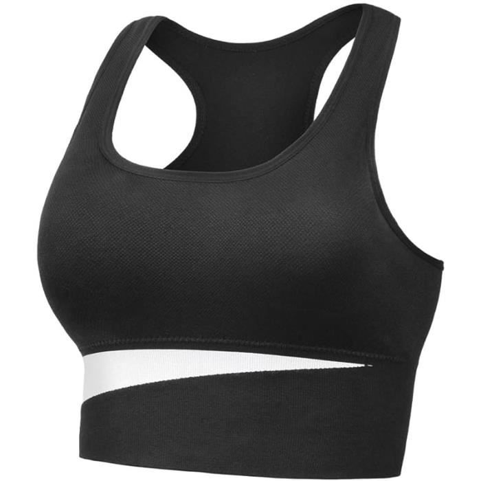 Soutien-gorge De Sport Brooks Moving Comfort 32DD Noir – Dos Coureur Sans Fil