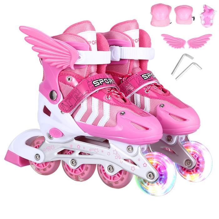 Ensemble de Genouillères pour Enfants 6 en 1 Kit de Protection Genouillères Coudières avec Protège-Poignets Protections de Sécurité pour Enfants pour Patin à Roues Alignées Cyclisme Patinage Ensemble de Genouillères pour Enfants 6 en 1 Kit de Protection Genouillères Coudières avec Protège-Poignets Protections de Sécurité pour Enfants pour Patin à Roues Alignées Cyclisme Patinage