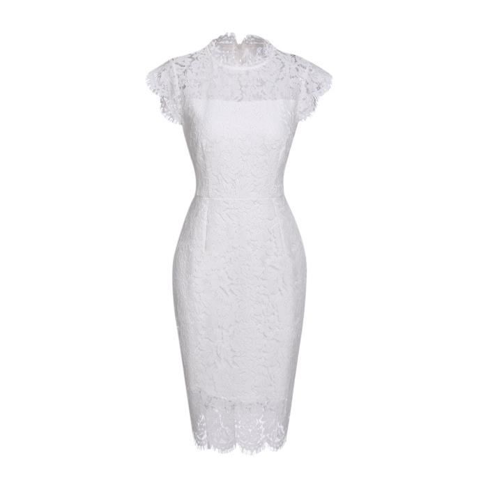 Robe crayon blanche top