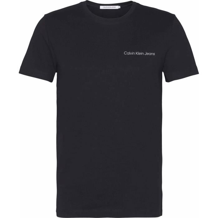 T-shirt CALVIN KLEIN J30J322547 Beh Noir - Homme/Adulte
