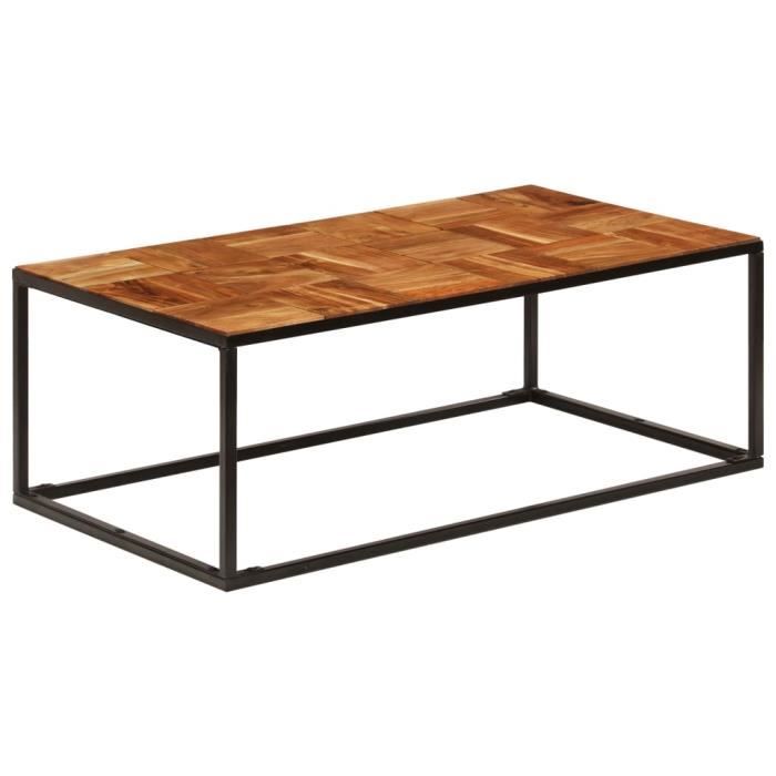 TABLE BASSE scandinave Table à thé-Contemporain salon-110x40x60 cm Bois