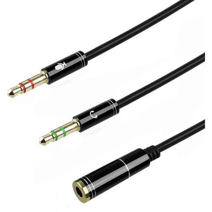 Cable Prise Jack Audio Voiture Adaptateur Compatible pour iPhone 11 11 PRO  X XR 8 7 6 Phonillico®