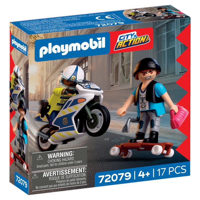 Playmobil City Action 72079 Course poursuite à moto - vue 7