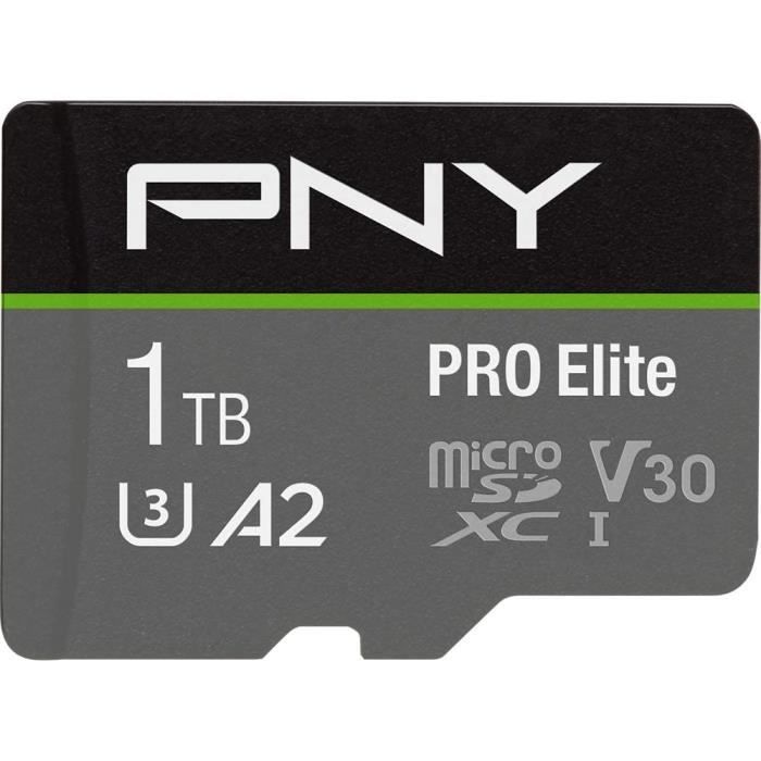 Carte mémoire PNY Elite-X SDXC 128Go Classe 10 UHS-I U3 100MB/s - Appareil Photo