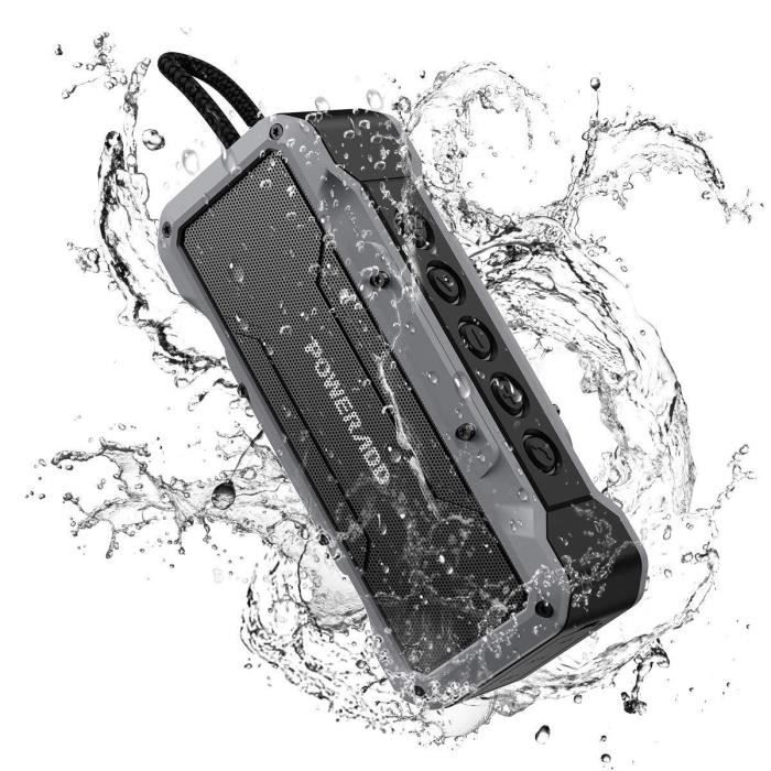 POWERADD Enceinte Bluetooth Portable Grande Capacité Haut Parleur  Waterproof San 