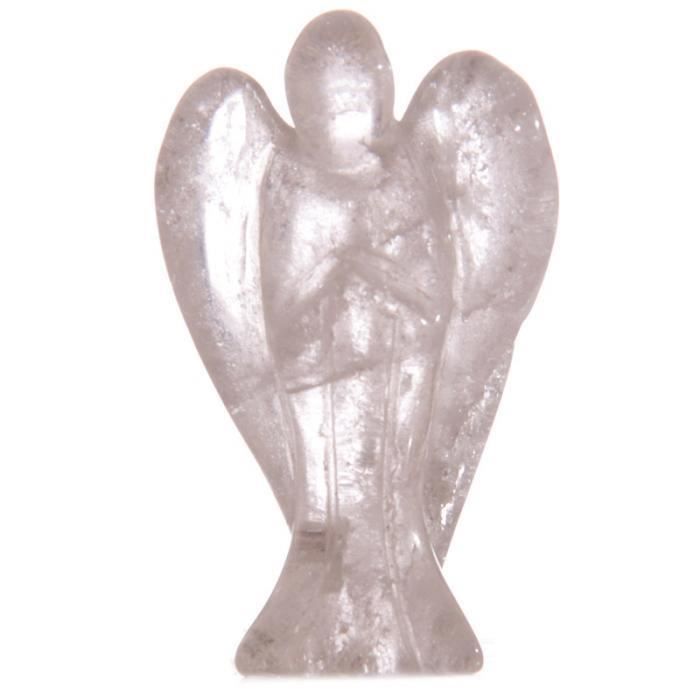 #1 Hztyyier Ange Gardien de Poche Sculpture Figurine Ange Sculpté À La Main en Pierre Pierre de Cristal de guérison Naturelle pour la décoration