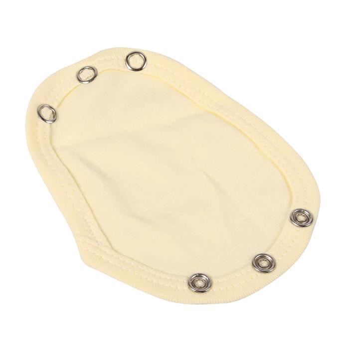 6 Extensions Pour Body Bébé - Prolonge La Taille Des Bodys - En Coton Doux - Boutons Pressions Acier - Blanc