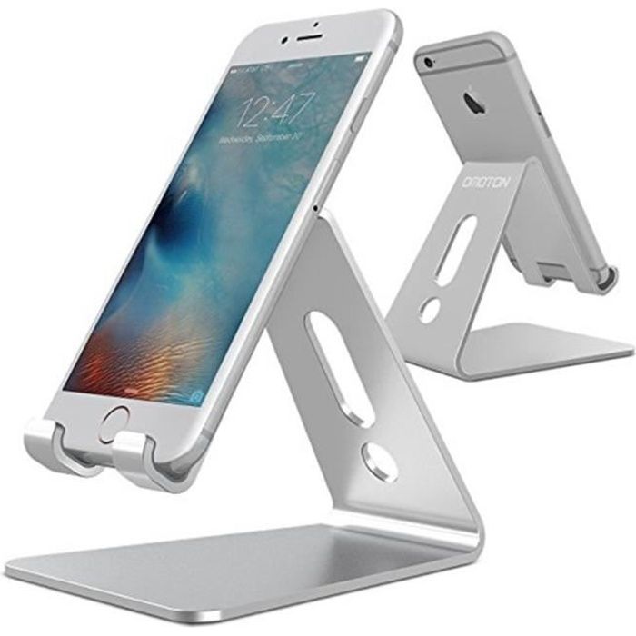 Support Téléphone Bureau Réglable 360° Porte Telephone Portable Mini Pose  pour Smartphone iPhone 13 Galaxy Redmi - Cdiscount Téléphonie