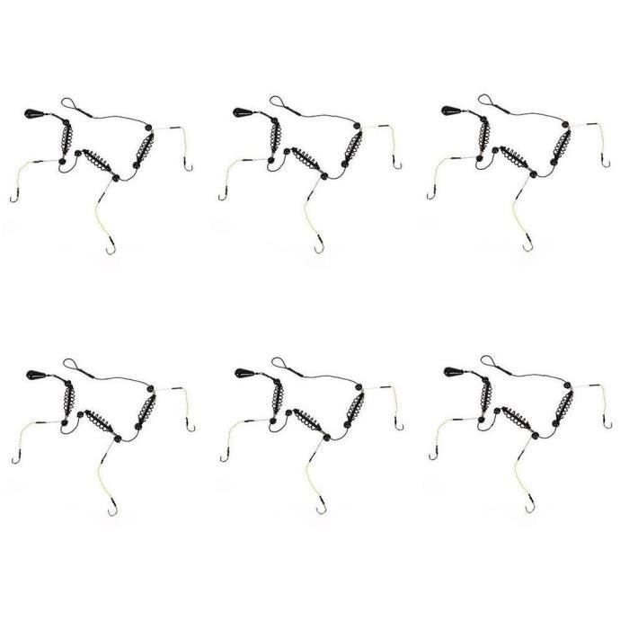 Mangeoire Carpe Méthode Rapide Method Feeder Pêche Carpe 6 Pièces