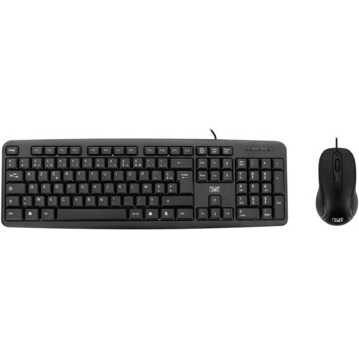 Tnb Tnb Bridge Souris Filaire + Clavier Azerty Noir[J1651] - Cdiscount ...