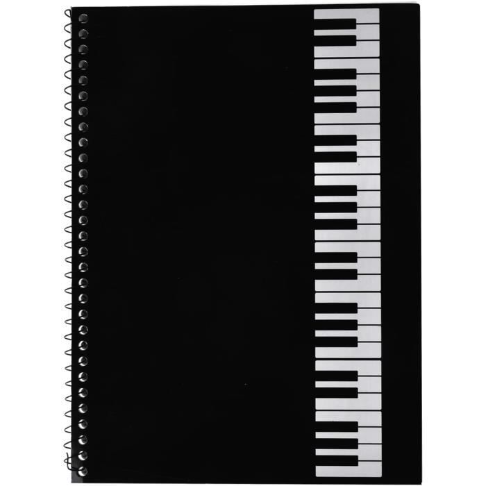 Cahier De Musique Partitions Vierges - 100 Pages Spirale Pour Composition