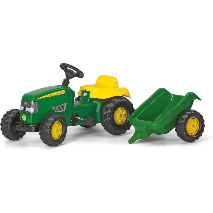 Rollyjunior rt, tracteur à pédales vert vert - Rolly Toys