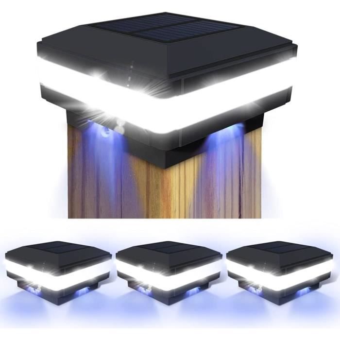 4 Lampes Solaires Au Sol IP68 Étanchées - Lumière Blanche Chaude 3000K Pour Jardin, Allée Et Patio