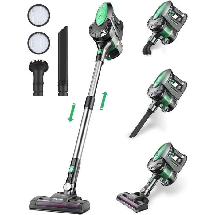 Vactidy V8 Cordless Vacuum Cleaner 20Kpa, Autonomy 35 Mins, Broom