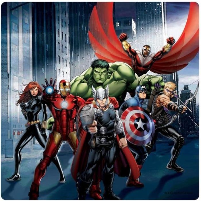 Cadre Avengers Super Héros - déco plexi building - Cdiscount Maison