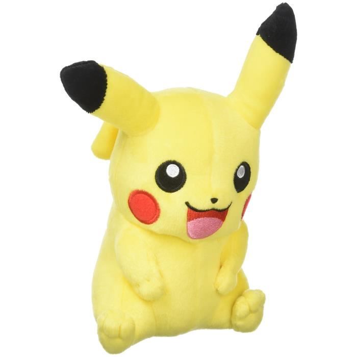 TOMY Peluche - Pokémon - Pikachu, Différents Coloris, 8-Inch : :  Jeux et Jouets