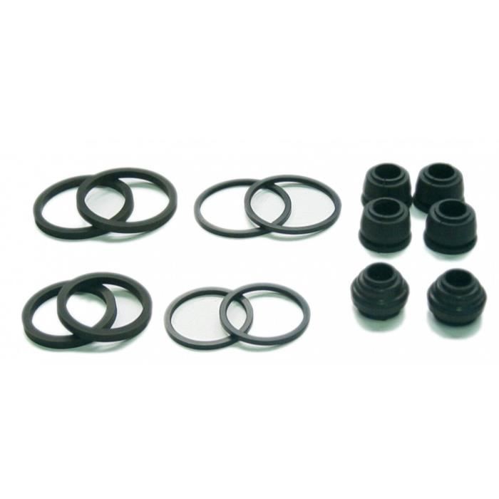 Couvercles de l'étrier 2PCS 4pcs voiture de frein à disque Cache Etrier de frein rouge couverture Ajuster à 14-18 pouces voiture 2 M et 2 S Kit universel for Brembo Color : 2 pcs S and 2 pcs M 