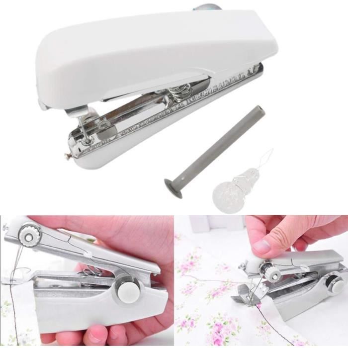 Machine à Coudre Manuelle Portable Sans Fil - Mini Machine Couture Rapide Outils Artisanat
