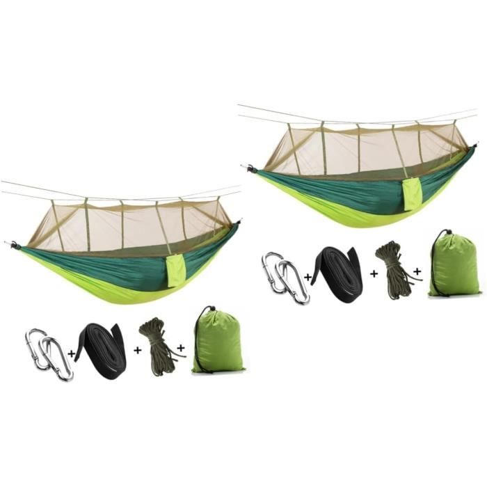 HAMAC,Yellow-Orange--Hamac de camping'extérieur portable, balançoire de