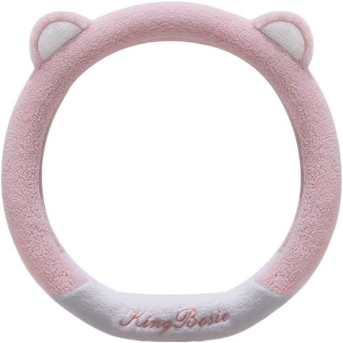 Housse De Volant Pour Fiat Punto, Bravo, Linea, Qubo, Doblo, Grande Punto - Cuir Microfibre Noir, Antidérapante, Couture DIY