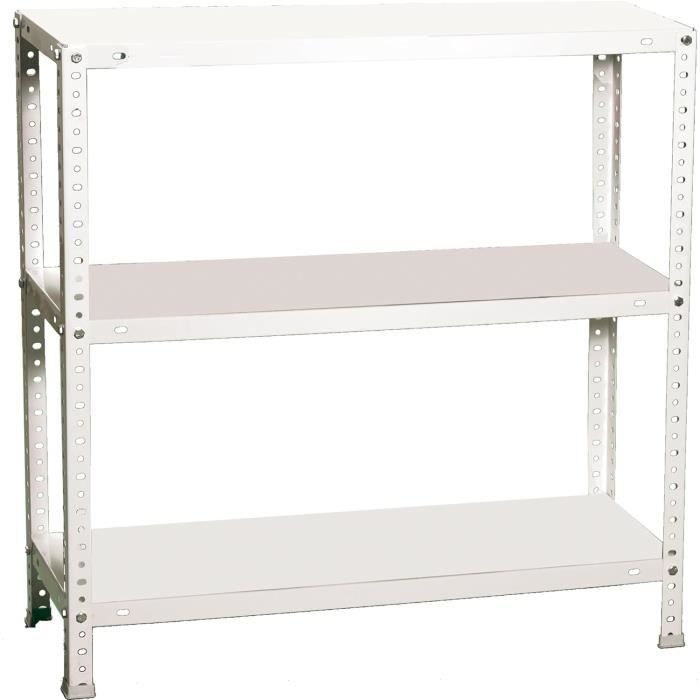 Simon Rack Metal Shelf, 1000x800x300 Mm, 3 Metal Shelves, 180