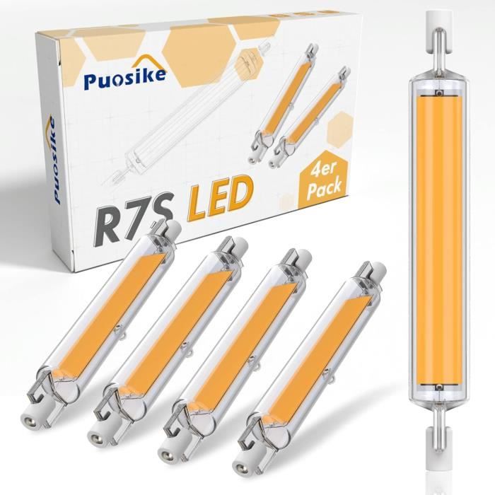 Ampoule LED R7S 118 mm à intensité variable, ampoule LED R7S 20 W ...