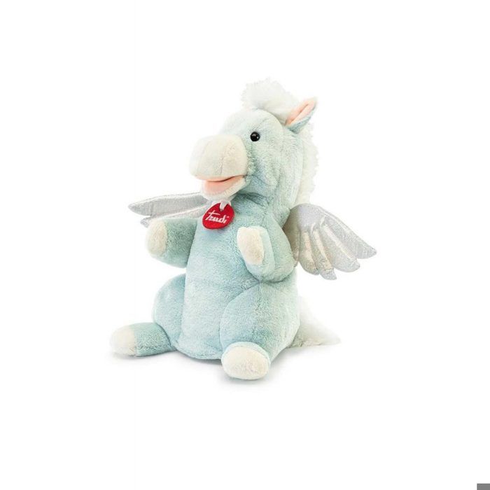 KandyToys Marionnette à Main Licorne Peluche – Ultra Douce, 3 Couleurs Aléatoires (rose, Blanc, Violet)