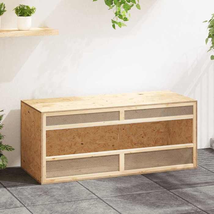 vidaXL Terrarium Bois dingénierie 120x50x50 cm 170884