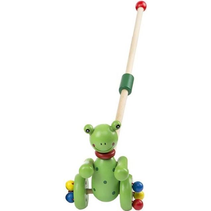 1pc Bebe Tout Petits Se Sauver Jouets En Bois Pousser Et Tirer Marcher Jouet Enfant Activite Marche Jouet Pour Garcon Fille To M1507 Cdiscount Jeux Jouets